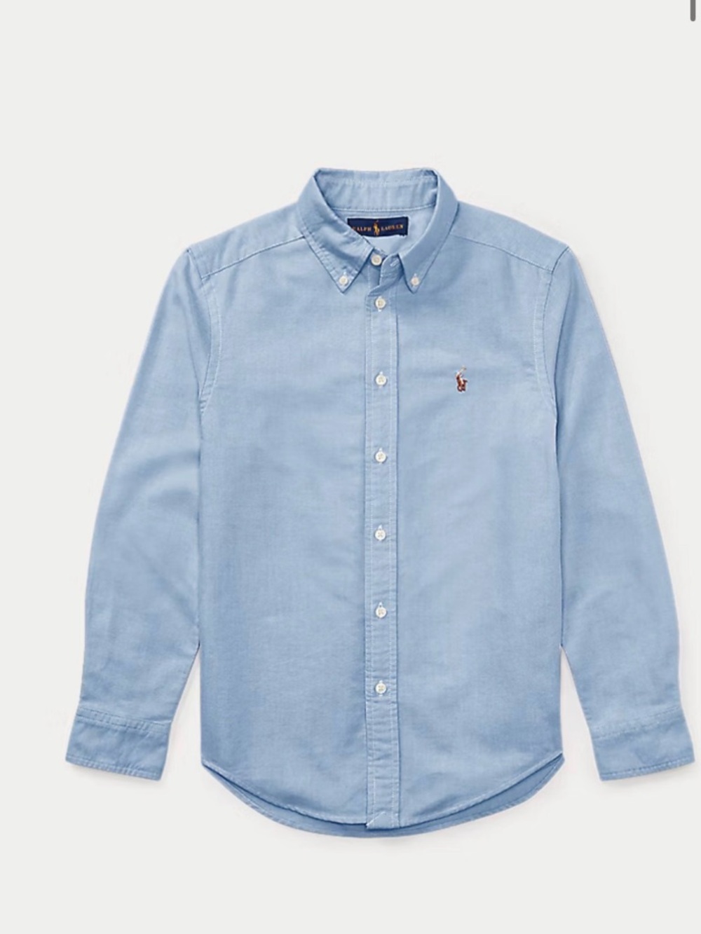 Ralph Lauren Light Blue Button-Down Oxford Shirt - Men's